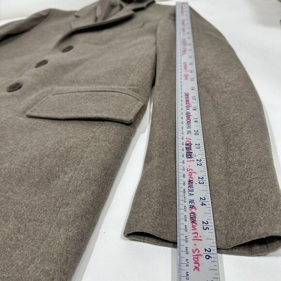 NWT Burberry Men Size M Lyndson 3-in-1 Taupe Wool Cashmere Long Coat + Vest - Picture 14 of 14
